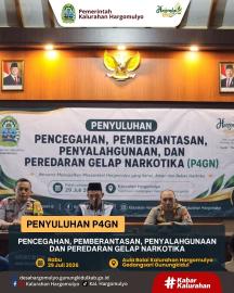SOSIALISASI PENCEGAHAN, PEMBERANTASAN, PENYALAHGUNAAN DAN PEREDARAN GELAP NARKOTIKA (P4GN)